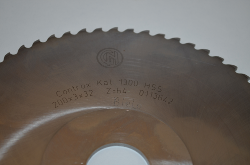 Metall-Kreissägeblatt  200 x 3 x 32   Z=64 Controx Kat 1300 HSS 0113642 RHV2040