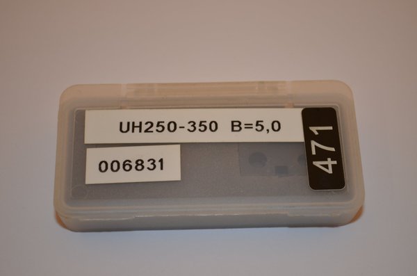 UNIDRILL-MESSER,  STELLRAM UH254PR  H22 UH250-350 B=5,0mm,2Stück, RHV3721