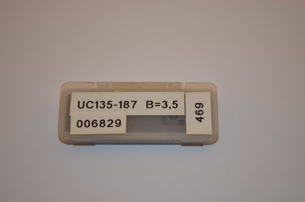 UNIDRILL-MESSER,  STELLRAM UC145PR  H22 UC135-187  B=3,5mm,2Stück, RHV3722