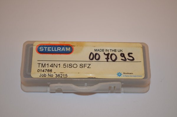STELLRAM  TM14N1.5ISO  SFZ ,2Stück, RHV3729, Wendeplatten ,