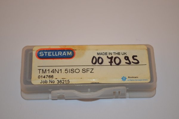 STELLRAM  TM14N1.5ISO  SFZ ,2Stück, RHV3729, Wendeplatten ,
