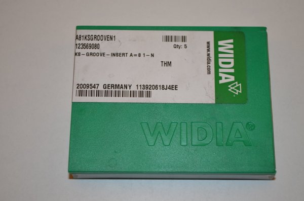 Wendeschneidplatten ,WIDIA, 123569080,THM 8mm, 5Stück, INSERTS, RHV6736
