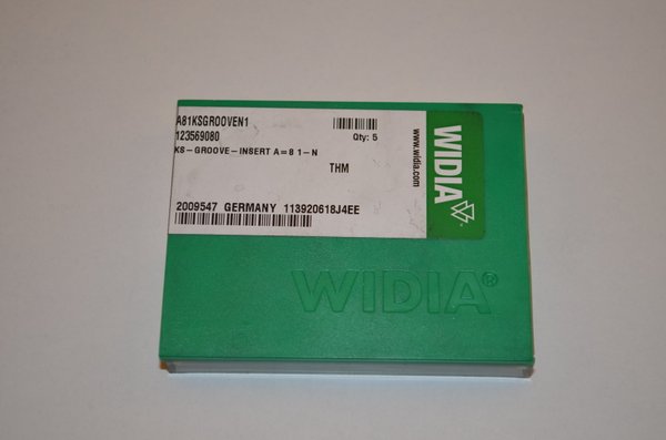 Wendeschneidplatten ,WIDIA, 123569080,THM 8mm, 5Stück, INSERTS, RHV6736