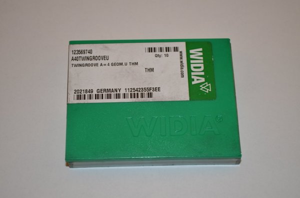 Wendeschneidplatten ,WIDIA,123569740 ,THM 4mm, 10Stück, INSERTS, RHV6747