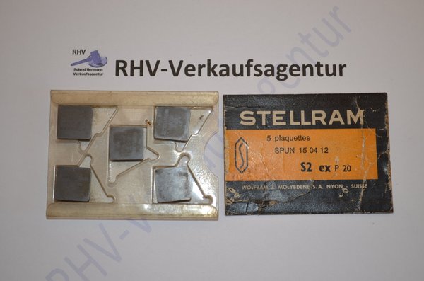 Wendeschneidplatten, STELLRAM, SPUN 150412,P20, 5Stück, INSERTS, RHV6896