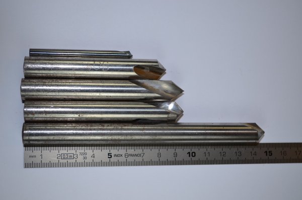 NC -Anbohrer, 1xØ6 HM, 4xØ12,7 Gühring, 5Stück, mit Zylinder Schaft, RHV4652,