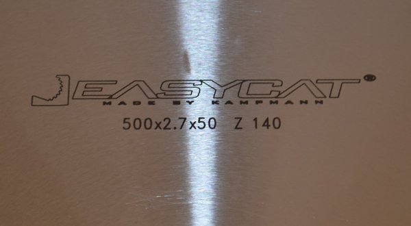 Präzision Kreissägeblatt D500x2,7x50mm, EASYCAT,  RHV8684
