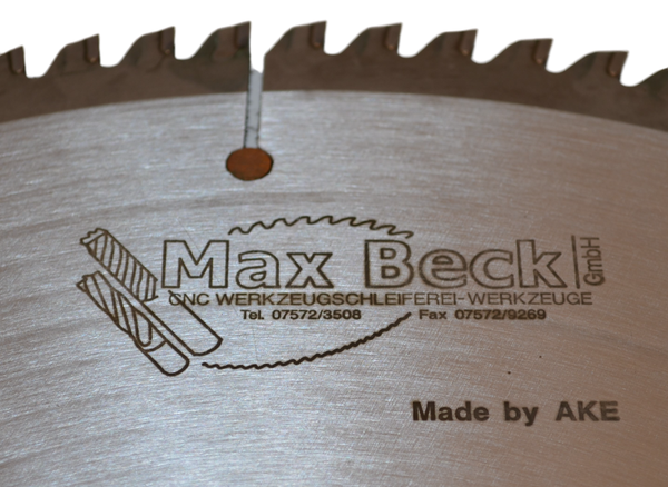 Hartmetallbestücktes Kreissägeblatt D400x3,60/3,0x50mm, Max Beck,  RHV8697