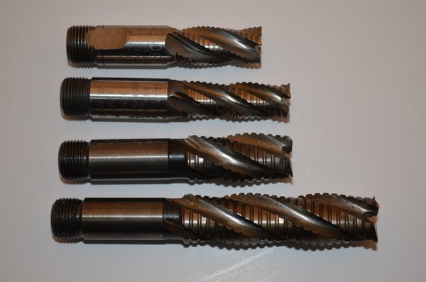 Schaftfräser, Schruppfräser, SET, D15-20mm,  4Stück, RAPAX/PWZ, HSS-E, RHV10130