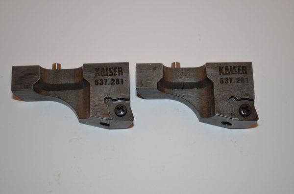 Wendepattenhalter-Paar  Kaiser SWISS MADE  Typ RW68 637.261  Ø68-88mm RHV10915