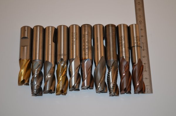 Schaftfräser D15,7-18mm HSS-Co8 10Stück gemischt Silmax Fette u.a. RHV10149
