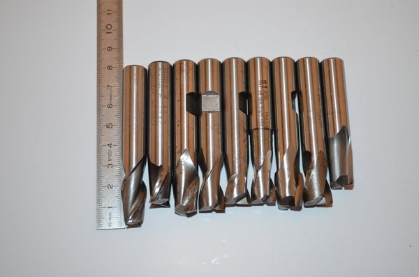 Schaftfräser D11,7-15mm HSS-HSS Co8 9Stück gemischt Fraisa Garant u.a. RHV10160