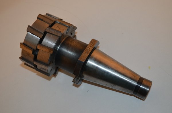 Fräskopf Ø122,5mm  Greiner  2x10 Schneiden  mit SK50 Aufnahme DIN 2080 RHV11617