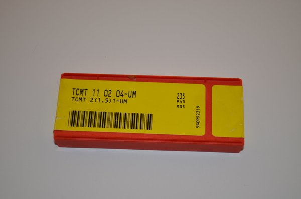 TCMT 110204-UM 235 SANDVIK 10 Stück Wendeschneidplatten INSERTS  RHV11782