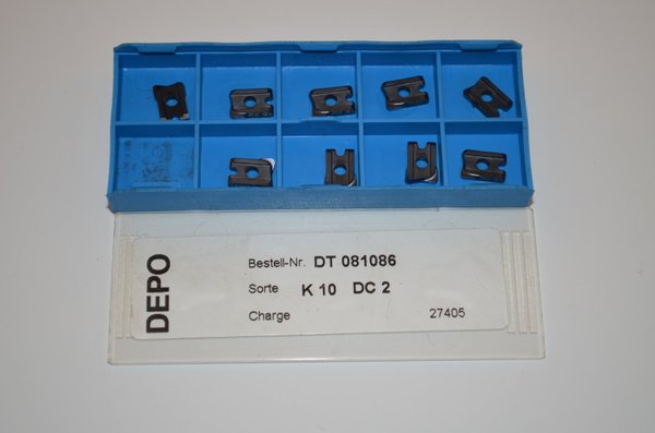 Depo Torus K10 DC2 Ø8mm R=1 9Stück Wendeschneidplatten  INSERTS  RHV11836