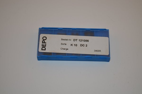 Depo Torus K10 DC2 Ø12mm R=1 8Stück Wendeschneidplatten  INSERTS  RHV11838