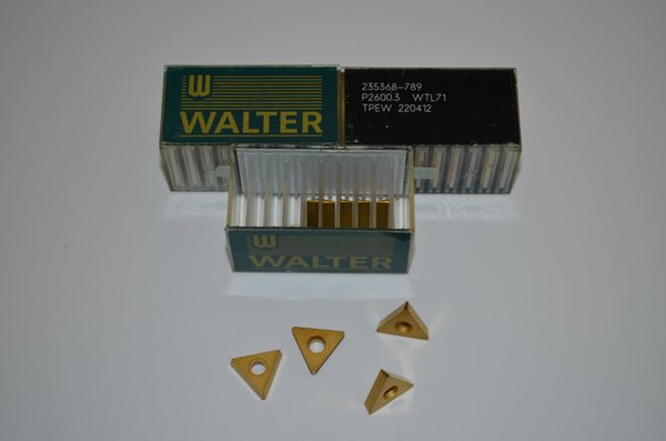 Walter TPEW 220412 WTL71  P2600.3  Wendeplatten 29Stück RHV12718