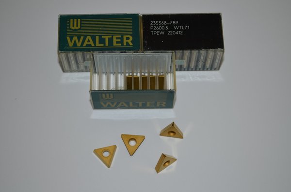 Walter TPEW 220412 WTL71  P2600.3  Wendeplatten 29Stück RHV12718