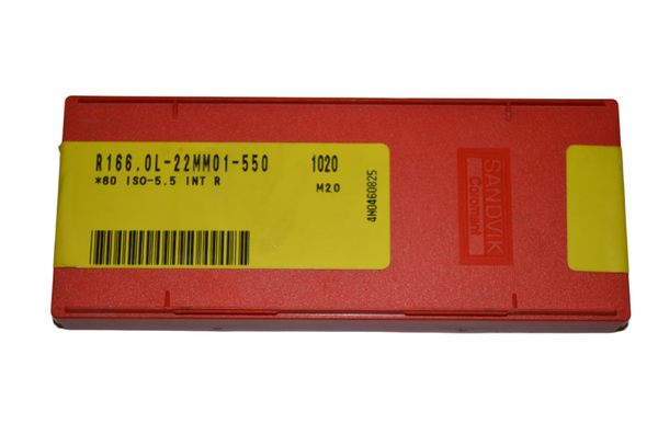 Sandvik R166.0L-22MM01-550 1020 INT R ISO-5,5 Gewindedrehplatten 10 Stk RHV12785