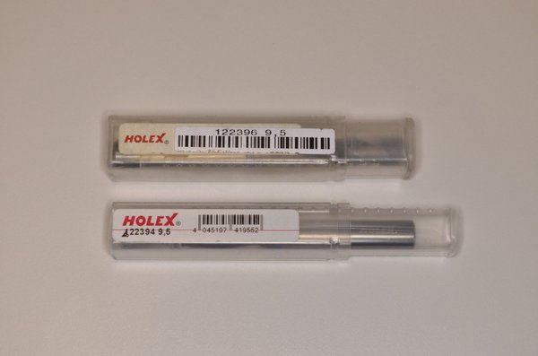 VHM-Hochleistungsbohrer Ø 9,5mm Z=2  4xD 2 Stück Holex RHV13306
