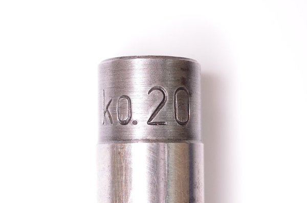 Drehdorn D 20mm Ko. DIN 523 Konisch L 304mm Spanndorn Turning mandrel RHV14176