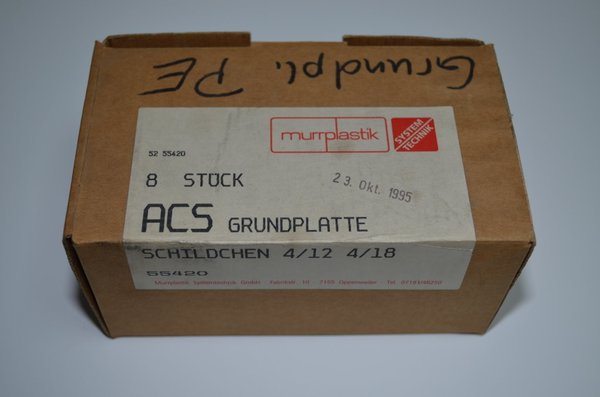 Grundplatte 4/12 4/18 8 Stk. murrplastik ACS RHV15549