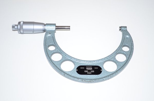 Bügelmessschraube Mikrometer TESA 100-125 mm mit Zählwerk RHV15410