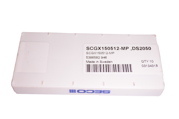 SECO Bohr-Wendeplatten für Perfomax  SCGX150512-MP DS2050 10 Stück RHV14655