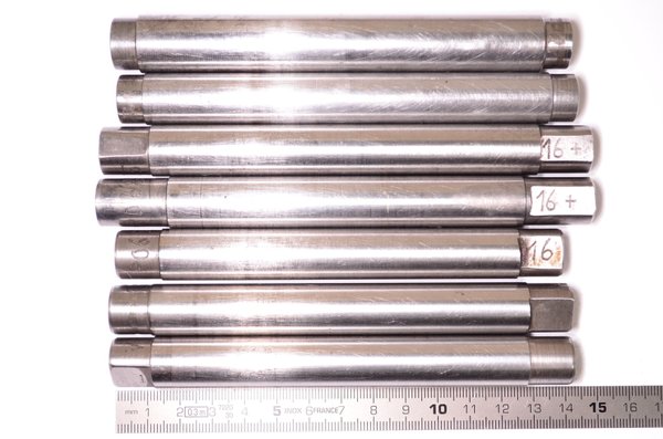 Drehdorn D 16-18 mm Konvolut Länge 135-150 mm 7 Stück Turning mandrel RHV14286