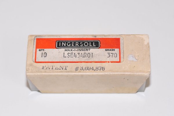 Ingersoll LSE 434 R01 Grade 370 10 Stück HM Fräser Wendeschneidpl.   RHV15700