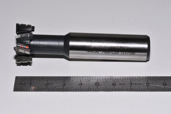 T-Nutenfräser Schaftfräser D25 x 8 mm  HSS-Co5 Garant RHV16831