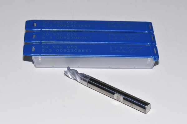 VHM HPC Schaftfräser SilverLine D5,5 mm  WNT 50955055 Typ N 3 Stück RHV17046
