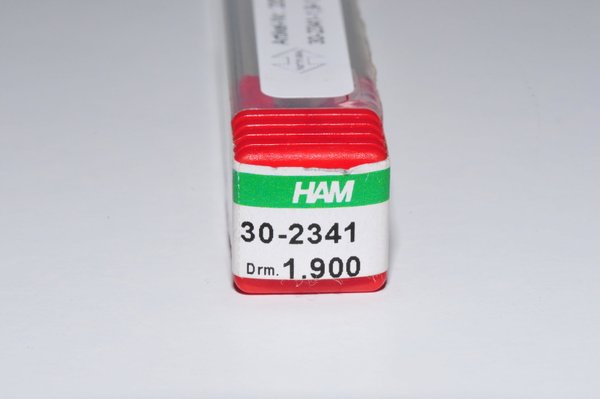 VHM-Tieflochbohrer 2 D 1,9 mm20xD  HAM (Präzision) RHV17113