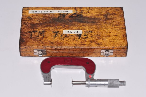 Teller Bügelmessschraube 45-70 mm  Hahn & Kolb Zahnweiten Mikrometer  RHV17135