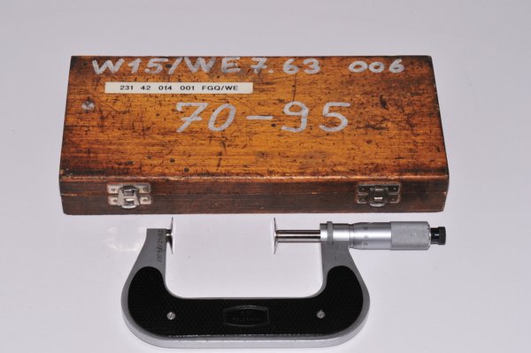 Teller Bügelmessschraube 70-95 mm  Hahn & Kolb Zahnweiten Mikrometer  RHV17139
