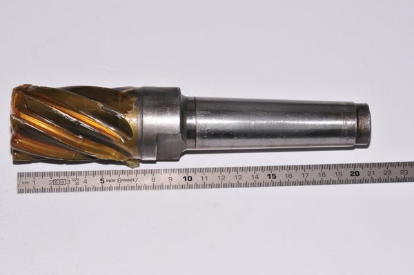 Schaftfräser D45x63 mm MK4 mit Anzugsgewinde  HSS Franken RHV17330