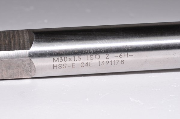 Maschinengewindebohrer M30x1,5mm ISO2/6H HSSE 3xD Fette Markant DIN 374 RHV17563
