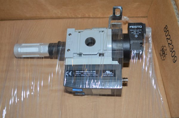 Festo Einschaltventil MS4-EE-1/4-10V24-S-AD1-WBM Magnetspule und Sensor RHV13711