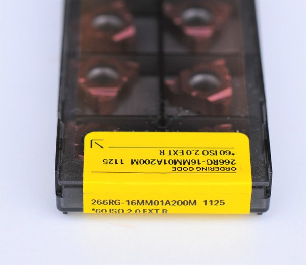 266RG-16MM01A200M 1125 Sandvik Wendeschneidplatte Insert RHV40122